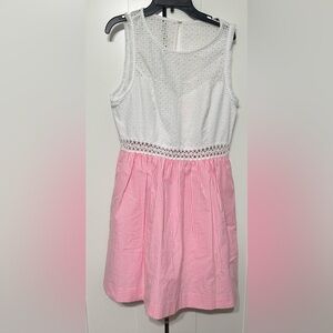 Lilly Pulitzer White and Pink Dress